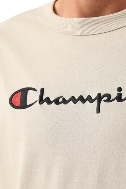 CAMISETA CHAMPION PES MC LOGO EMBROIDERY SCRIPT Y08069B-BG