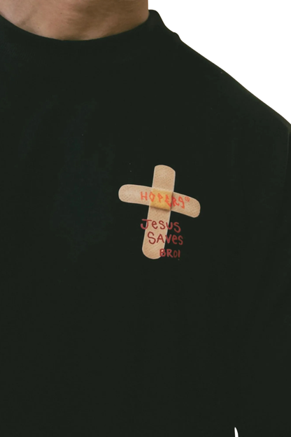 CAMISETA THE HOPERS OVERSIZED JESUS SAVES 0000272017 PRETO