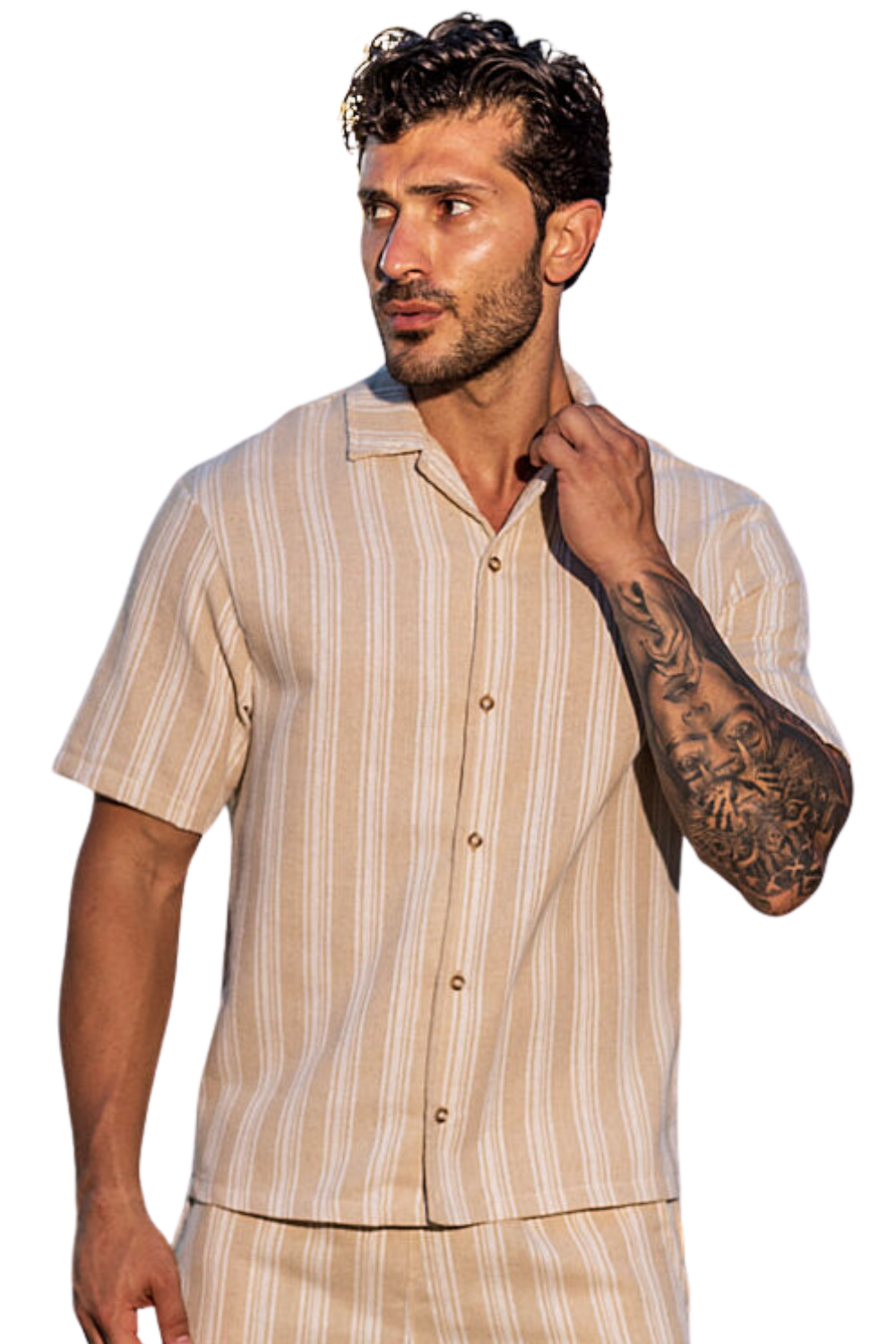 CAMISA FB LINHO BORDADA FB25017