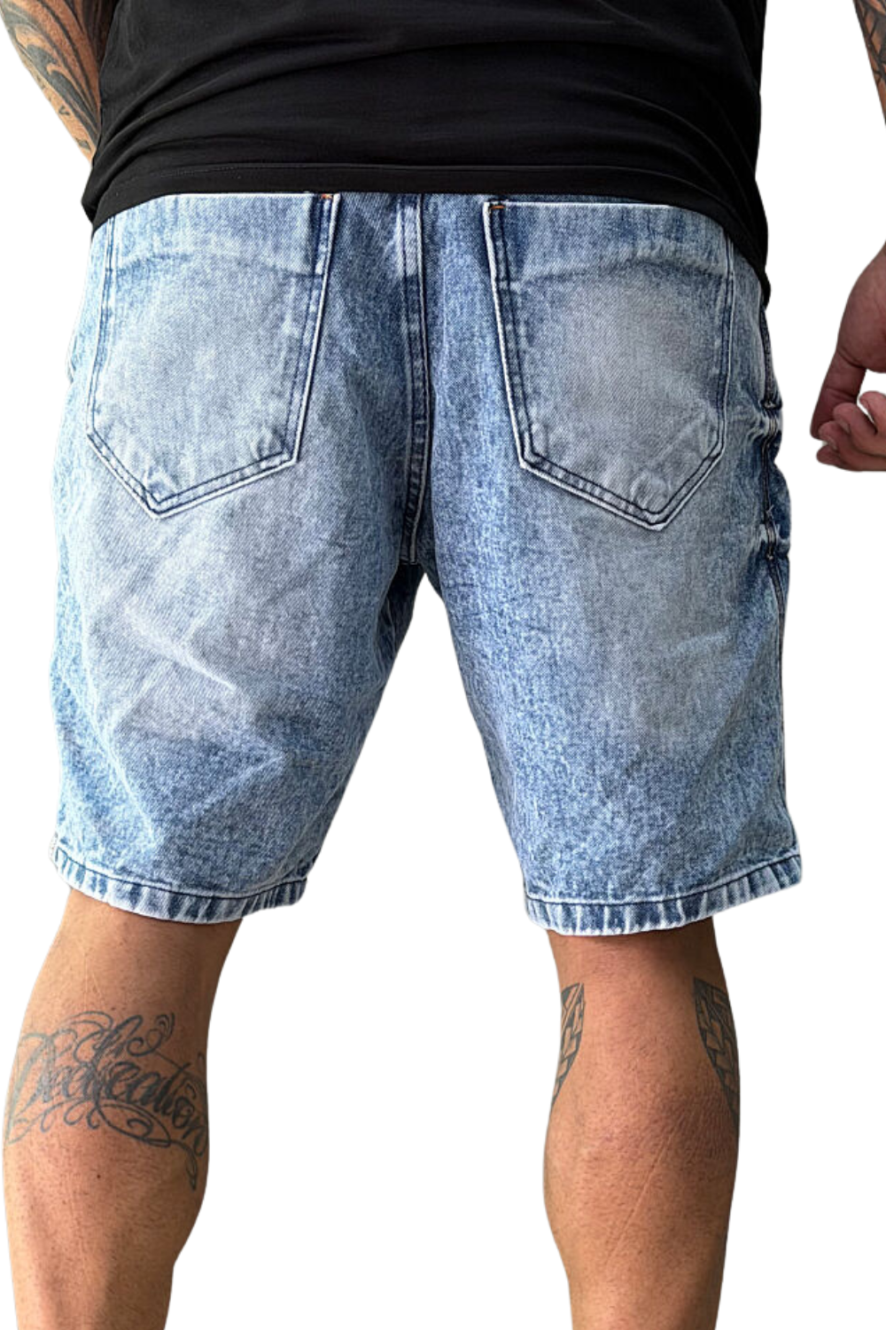 BERMUDA JAY JONES COM BARRA AZUL JAY8417