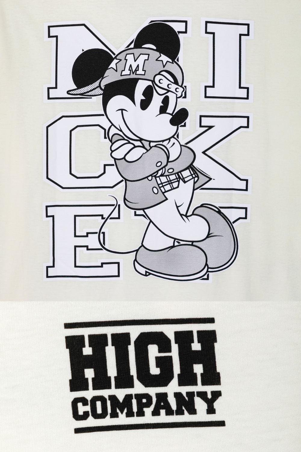 CAMISETA HIGH TEE MICKEY SCRIPT TS697