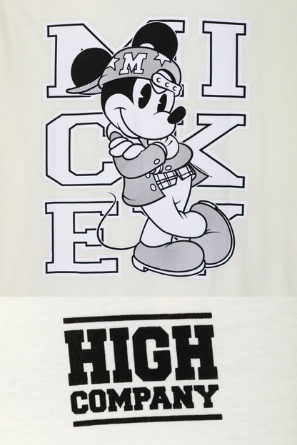 CAMISETA HIGH TEE MICKEY SCRIPT TS697