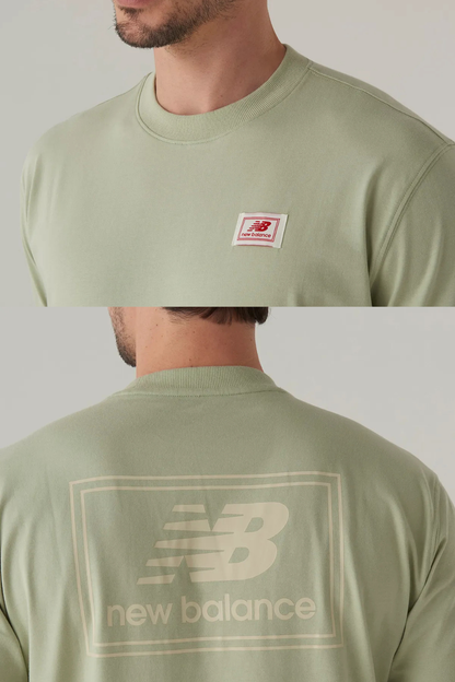 CAMISETA NEW BALANCE WOVEN LABEL MT53928B