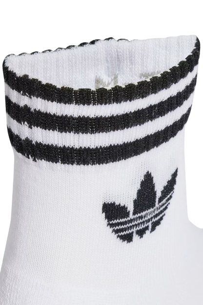 MEIA ADIDAS ORIGINALS 3 LISTRAS ANKLE 3PP JV7435 BRANCO 38-40