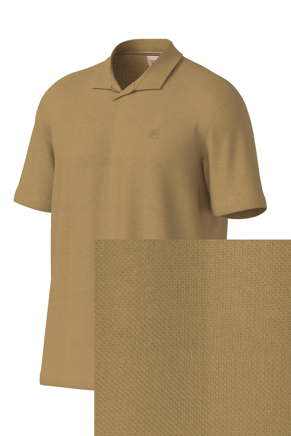 POLO FILA COMFORT KNIT F11SP00078 BEGE DOURADO