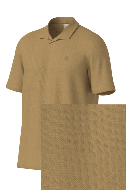 POLO FILA COMFORT KNIT F11SP00078 BEGE DOURADO