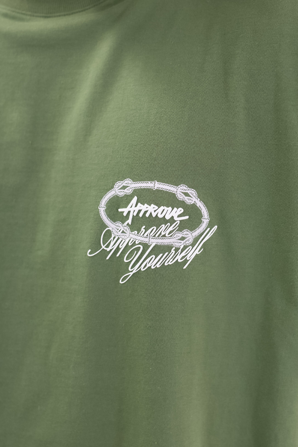 CAMISETA APPROVE HUGE YRSLF TIMELESS 7918 VERDE MUSGO