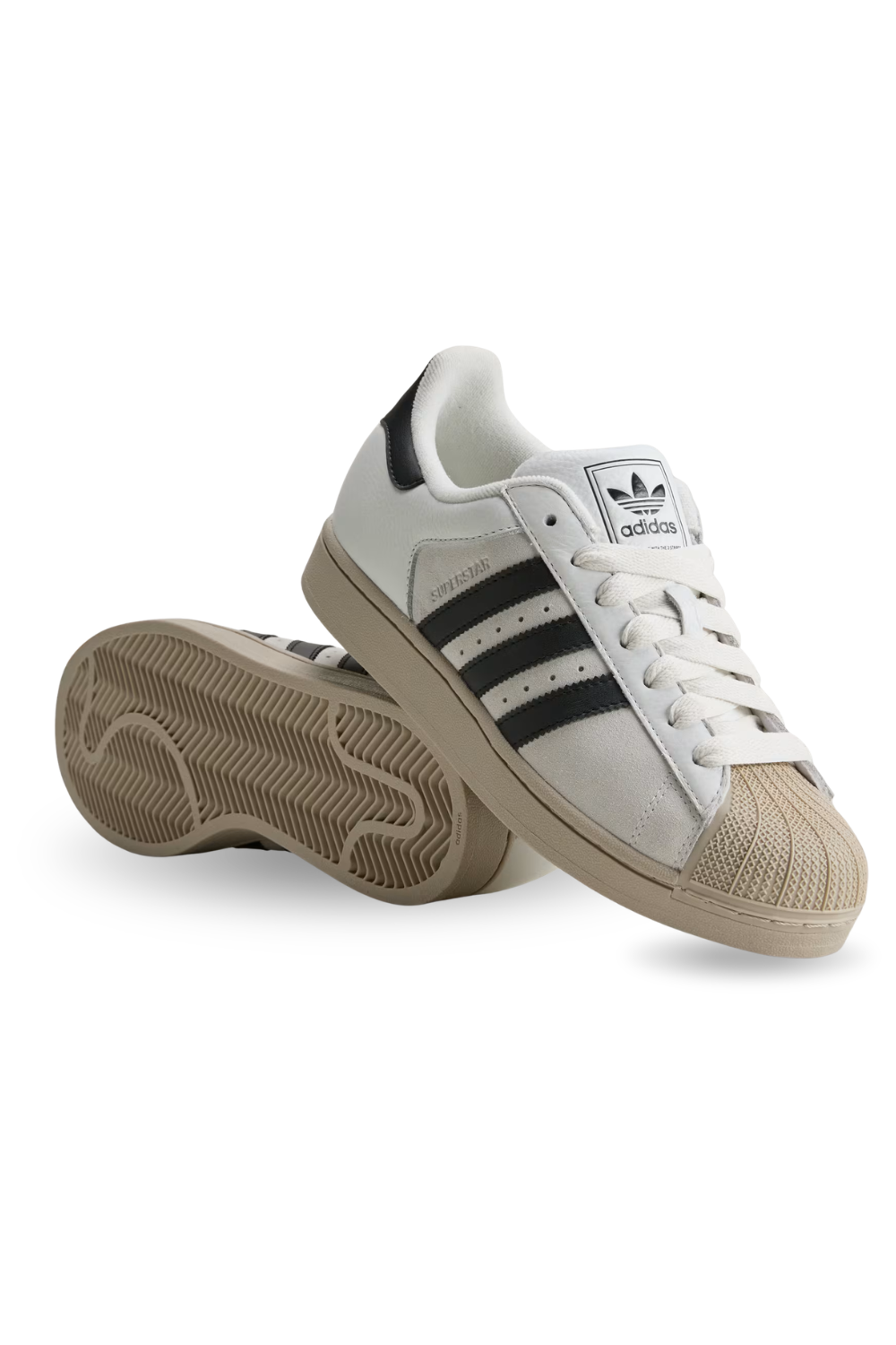 TÊNIS ADIDAS ORIGINALS SUPERSTAR II KJ9947 BRANCO/PRETO/CAQUI