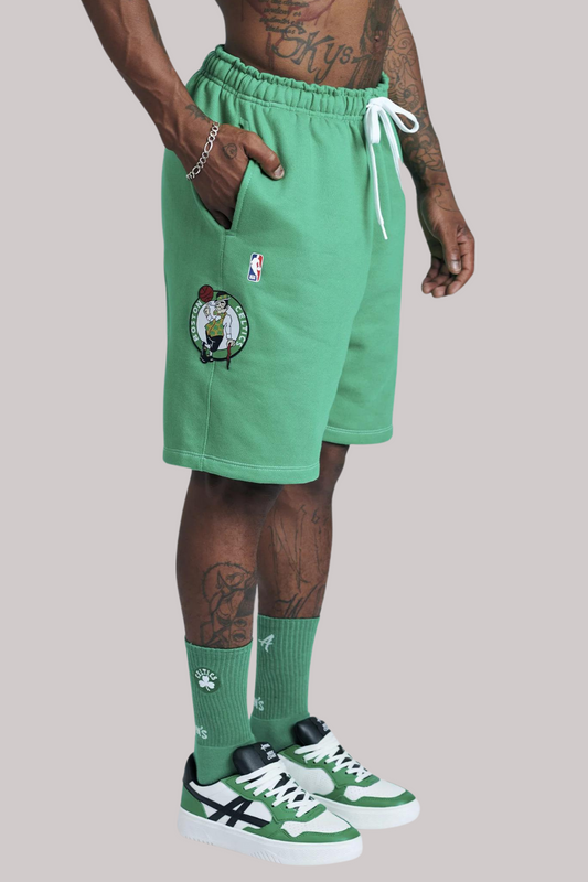 SHORTS MOLETOM APPROVE X NBA OVERSIZED CELTICS