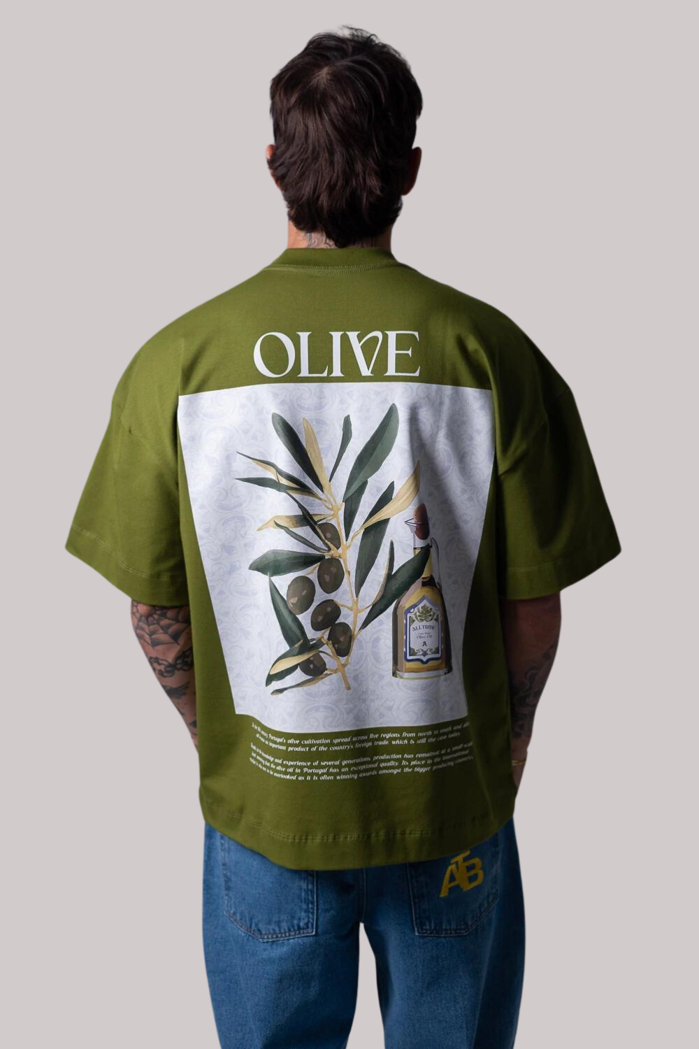 CAMISETA ALLTRIBE OVERSIZED OLIVE ATB MANIA