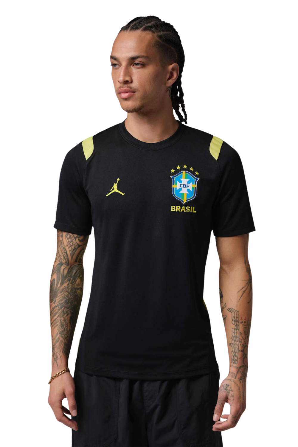 CAMISETA BRASIL JORDAN ACADEMY PRO 2026 TREINO