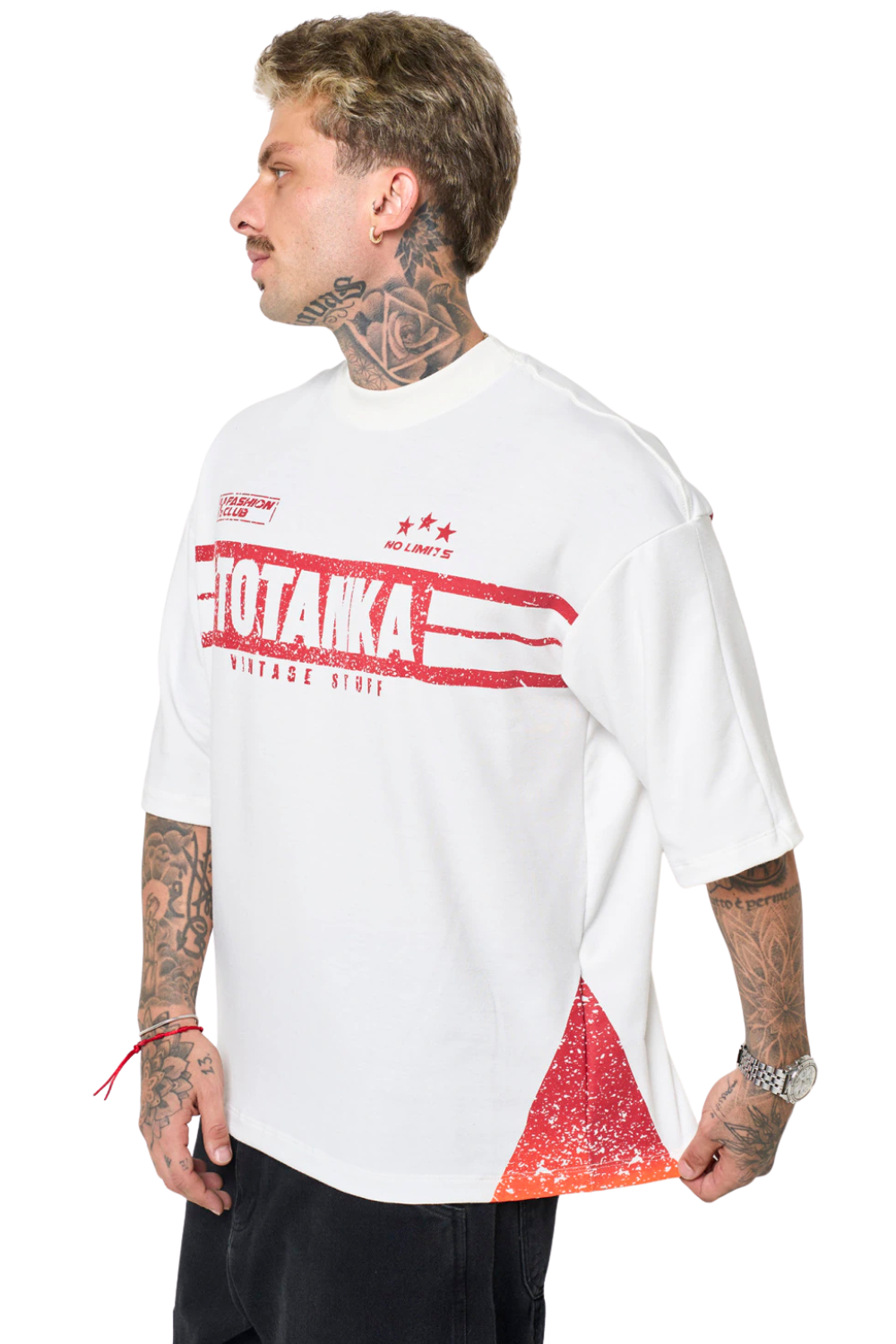 CAMISETA TOTANKA OVER FASHION STRIKE OV801101 OFF WHITE