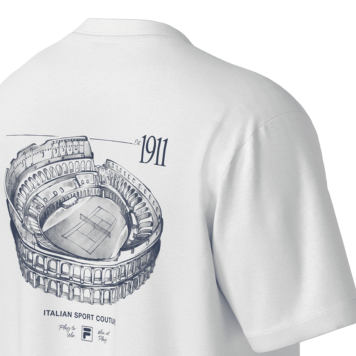 CAMISETA FILA COMFORT SPORT COUTURE GRAPHIC F11SP00203.100 BRANCO