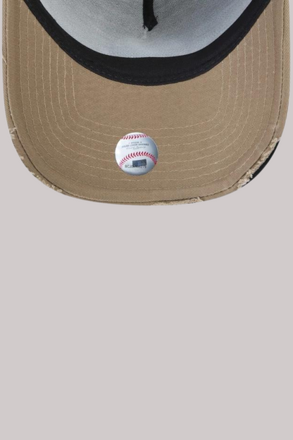 BONÉ NEW ERA 9FORTY A-FRAME ABA CURVA AJUSTÁVEL DESTROYED MLB NEW YORK YANKEES MBV24BON105