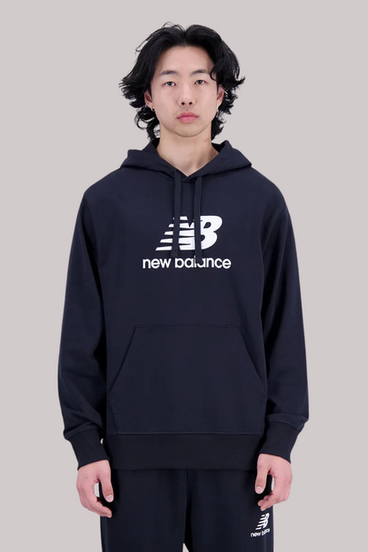 MOLETOM NEW BALANCE ESSENTIALS BASIC COM CAPUZ