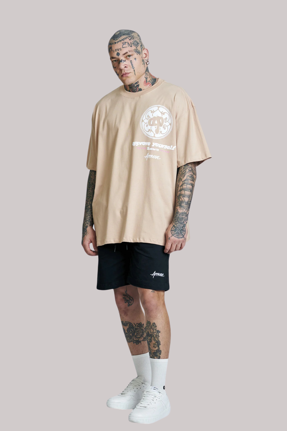 CAMISETA APPROVE HUGE RESORT BEGE