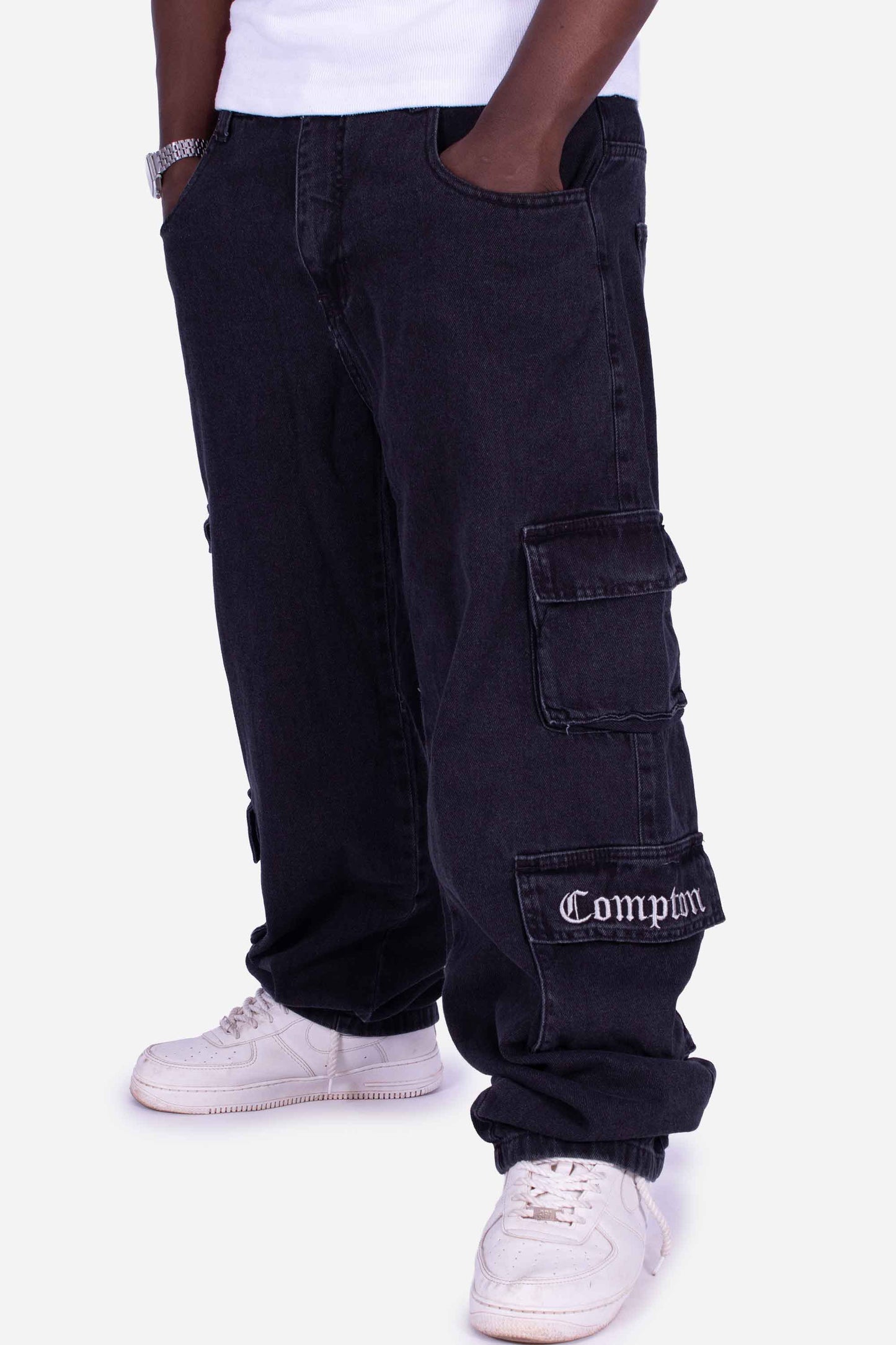 Calça Jeans Cargo Compton