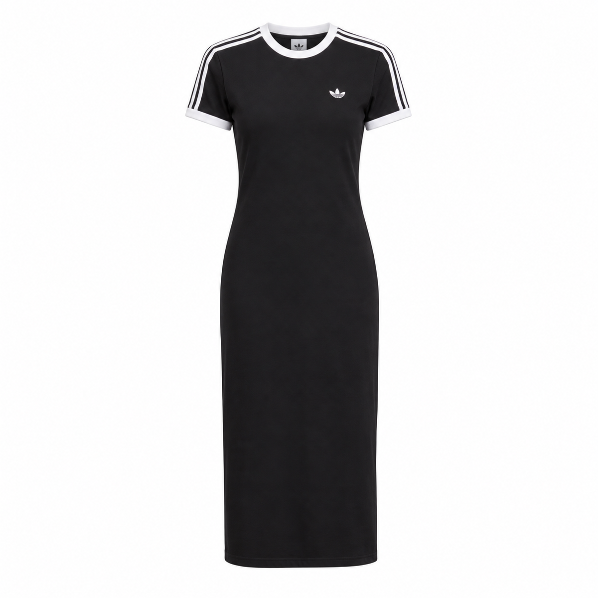 VESTIDO ADIDAS ORIGINALS ADICOLOR TRÊS LISTRAS (SLIM) KD7978 PRETO