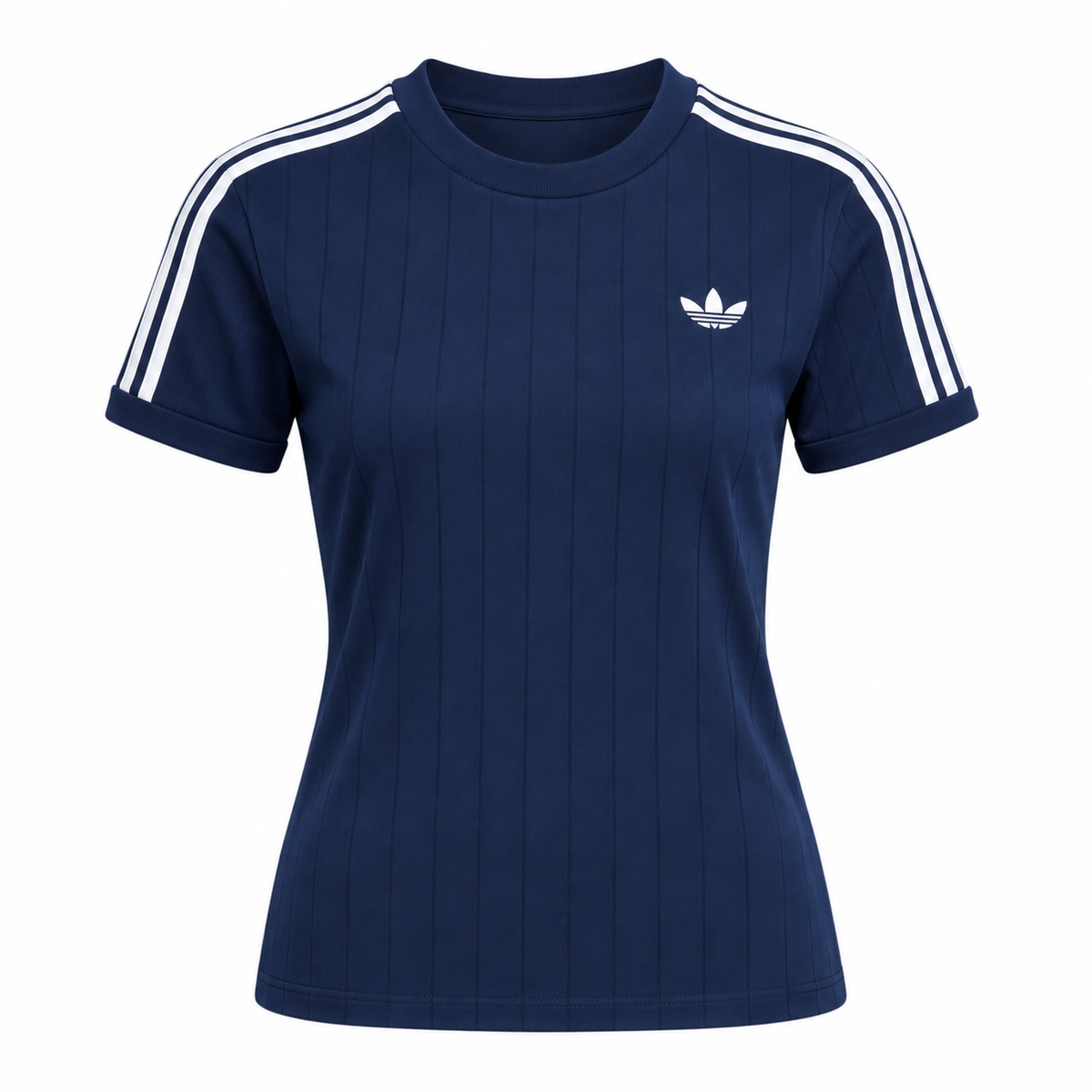 CAMISETA ADIDAS ORIGINALS FEM PINSTRIPE SLIM KS9992 NIGHT INDIGO