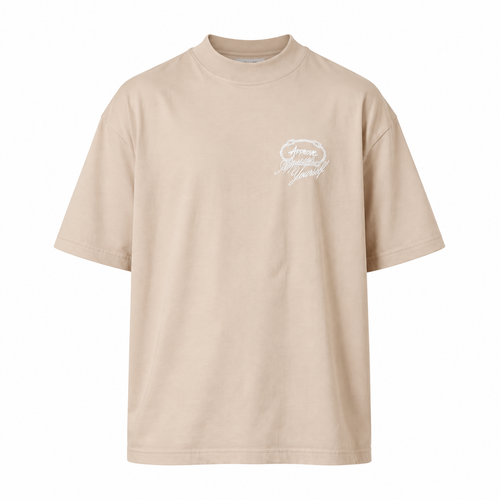 CAMISETA APPROVE HUGE YRSLF TIMELESS 7918 BEGE