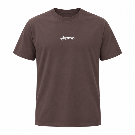 CAMISETA APPROVE CORE PURPOSE AP8395 MARROM