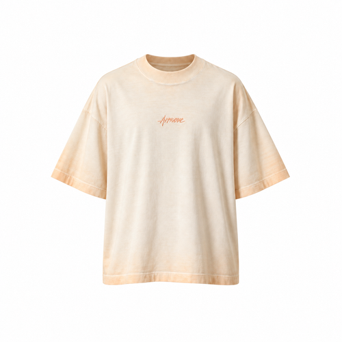 Camiseta Huge Approve Destroyed Bege
