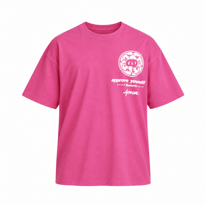 CAMISETA APPROVE HUGE RESORT BEGE