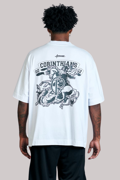 CAMISETA APPROVE X CORINTHIANS HUGE SAO JORGE