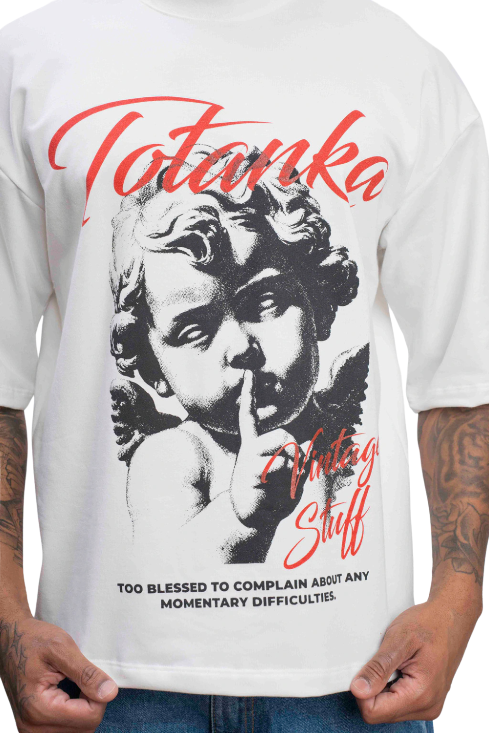 CAMISETA TOTANKA DARK ANGEL OV801116 OFF WHITE