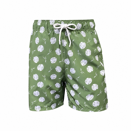 SHORTS SUMMER BEACH STORE FOLHAS DE ADÃO
