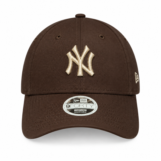 BONÉ NEW ERA WOMENS MLB LEAGUE ESSENTIALS NEW YORK YANKEES 60759074 MARROM