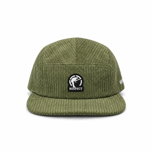 BONÉ RESPECT FIVE PANEL COTELE BON02VDO