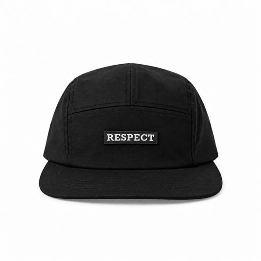 BONÉ  RESPECT FIVE PANEL LOGO LASER BON3LPT