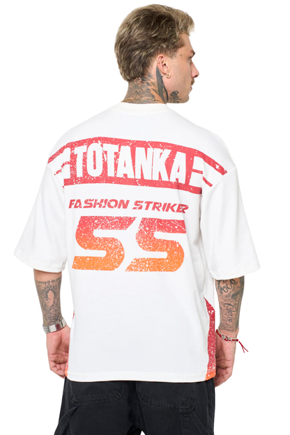 CAMISETA TOTANKA OVER FASHION STRIKE OV801101 OFF WHITE