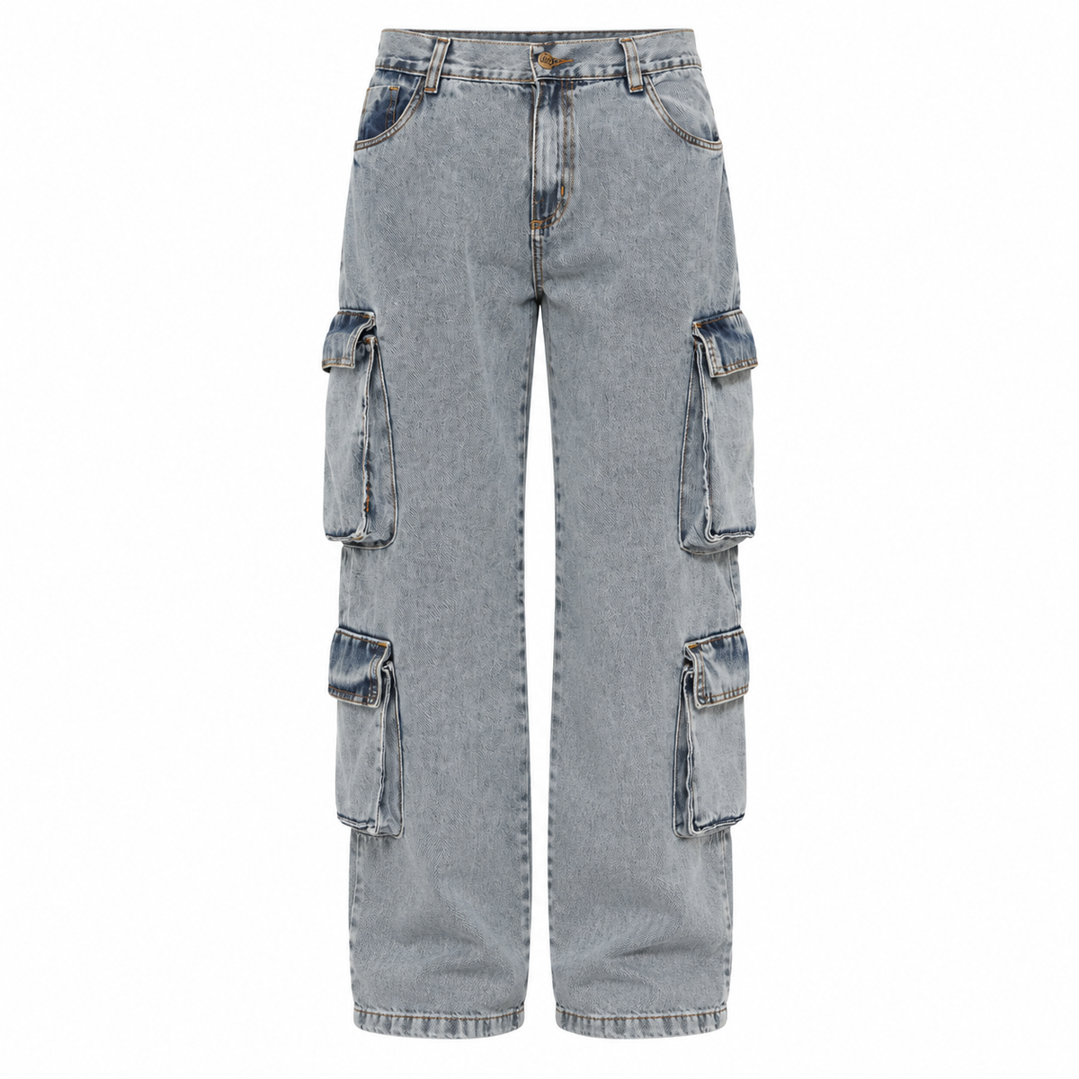 CALÇA CARGO CALMÔ X DENIM CO BOLSO EXPANDIDO VINTAGE CALMOCJ021