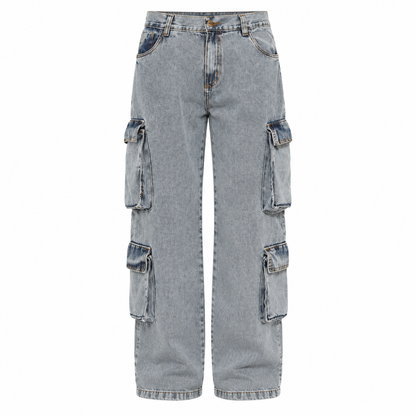 CALÇA CARGO CALMÔ X DENIM CO BOLSO EXPANDIDO VINTAGE CALMOCJ021