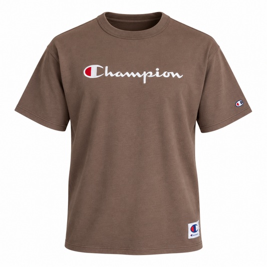 CAMISETA CHAMPION PES MC LOGO EMBROIDERY SCRIPT Y08069B-MR