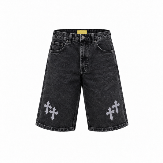 Bermuda Denim & Co Preta Estonada