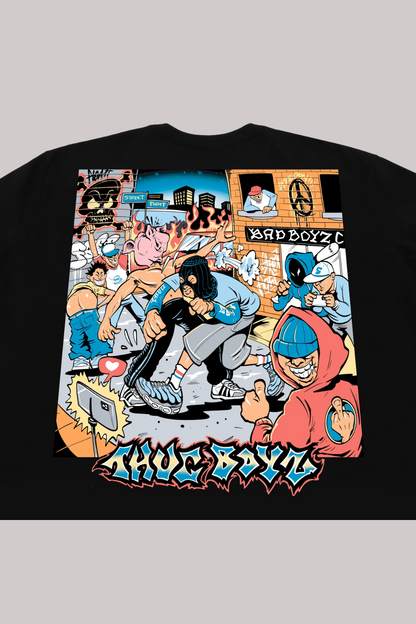 CAMISETA THUG NINE STREET FIGTH