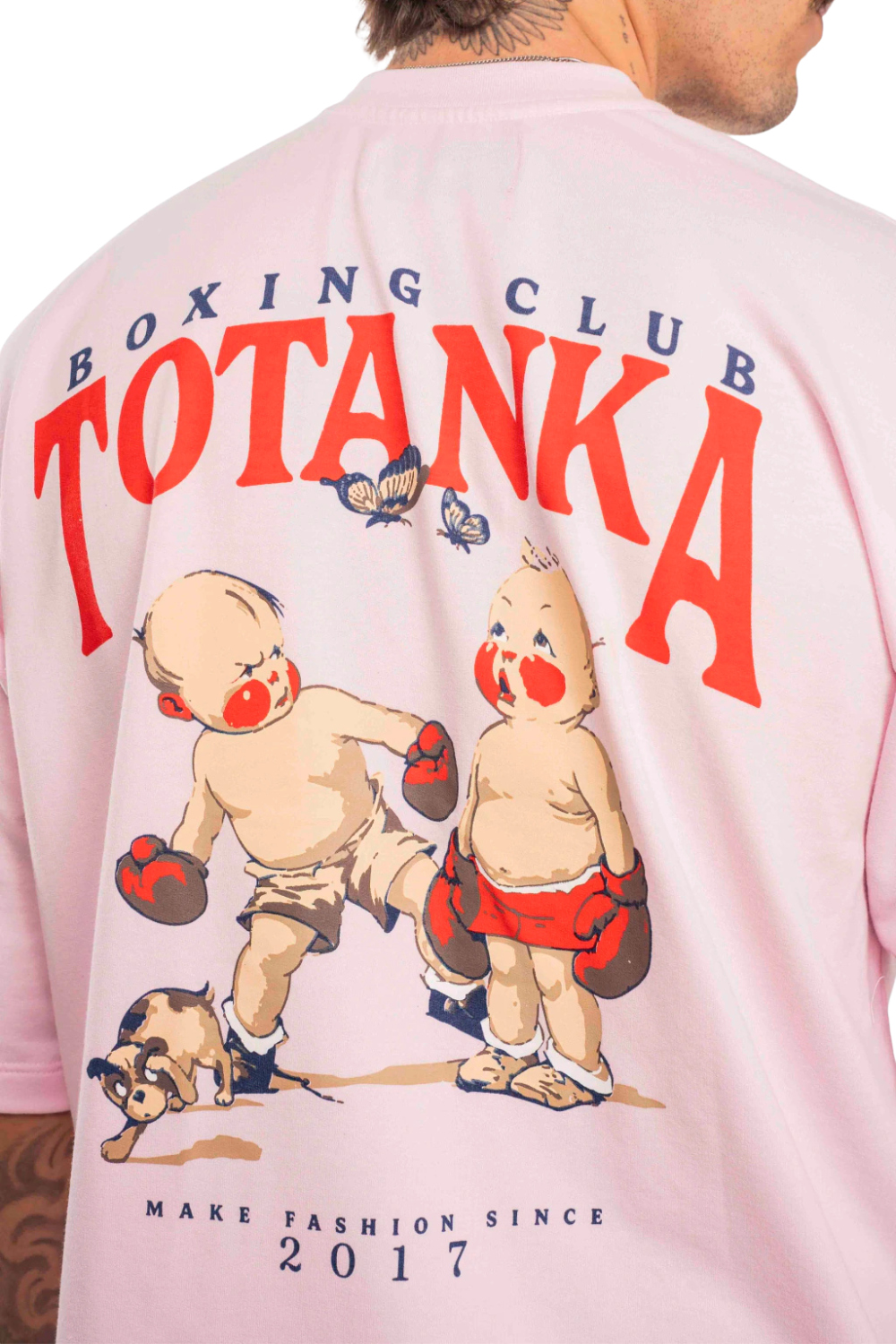 CAMISETA TOTANKA OVER BABY FIGHT OV801138 ROSA
