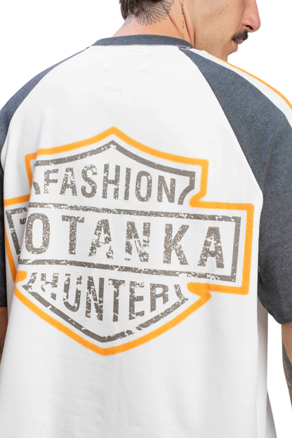 CAMISETA TOTANKA OVER TRAVERSE OV801166 OFF WHITE/CINZA