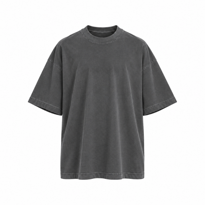 Camiseta Heavy Oversized - Chumbo
