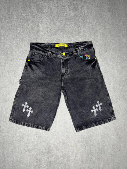 Bermuda Denim & Co Preta Estonada