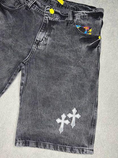 Bermuda Denim & Co Preta Estonada