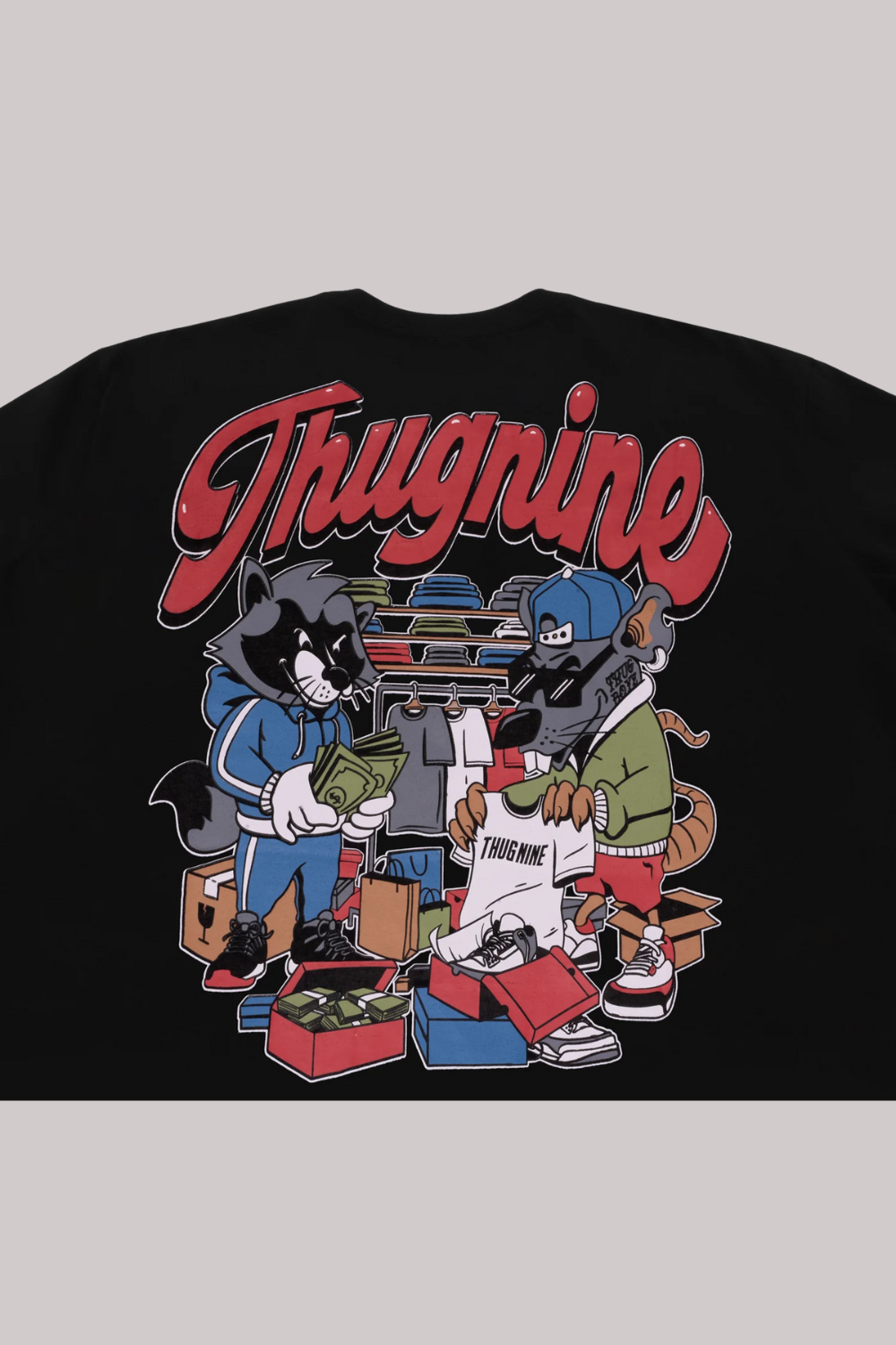 CAMISETA THUG NINE LIQUE