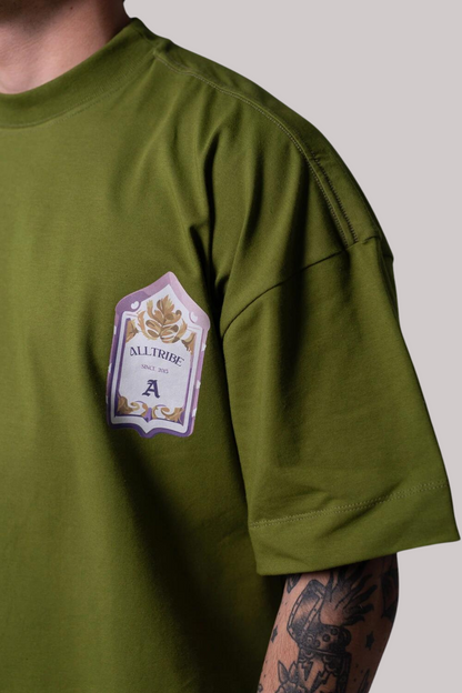 CAMISETA ALLTRIBE OVERSIZED OLIVE ATB MANIA