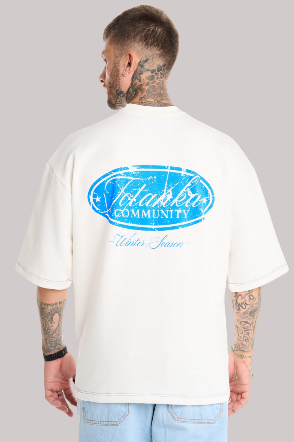 CAMISETA TOTANKA OVERSIZED COMMUNITY BLUE
