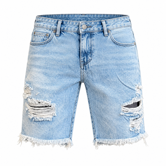 BERMUDA JAY JONES RESPINGO RASGADO JAY7800 JEANS CLARO