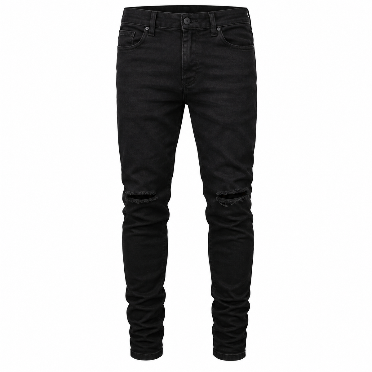 CALÇA LLEVA JEANS SUPER SKINNY C/ RASGO NO JOELHO LL9007