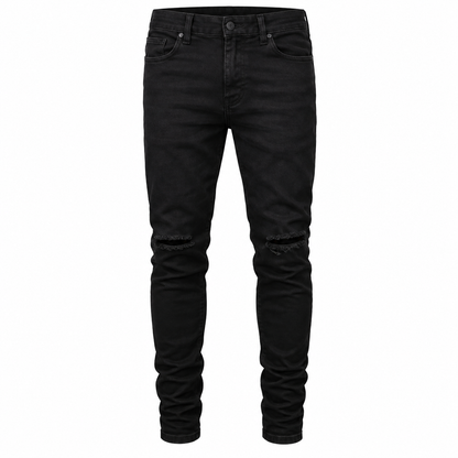 CALÇA LLEVA JEANS SUPER SKINNY C/ RASGO NO JOELHO LL9007